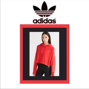 NWT adidas cropped hoodie